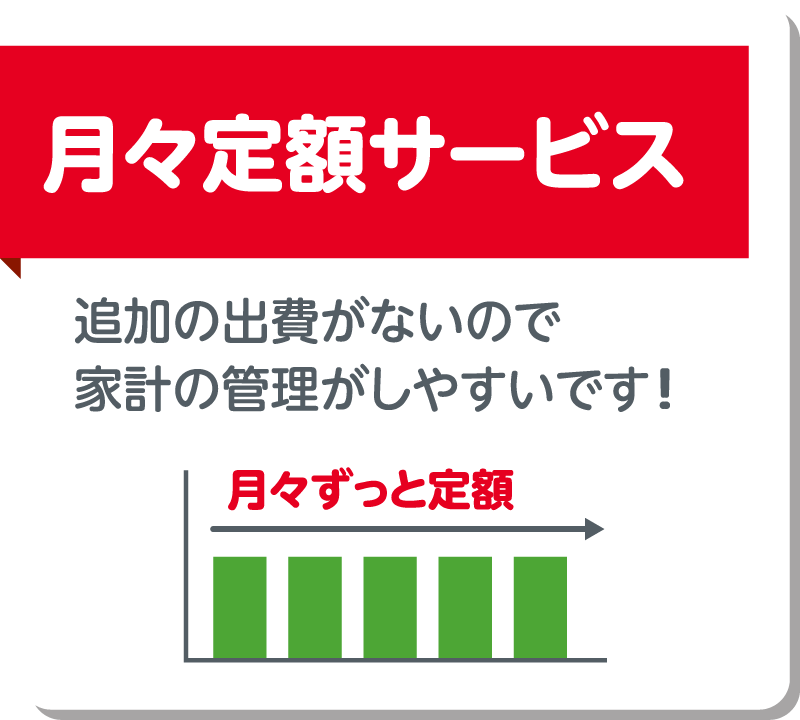 月々定額サービス